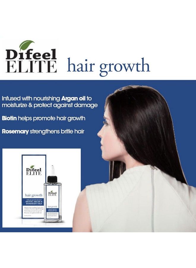 Elite Progrowth Hair Treatment For Hair Growth With Biotin Argan And Rosemary Oils 3 Oz. - Biotin Hair Treatment For Hair Growth