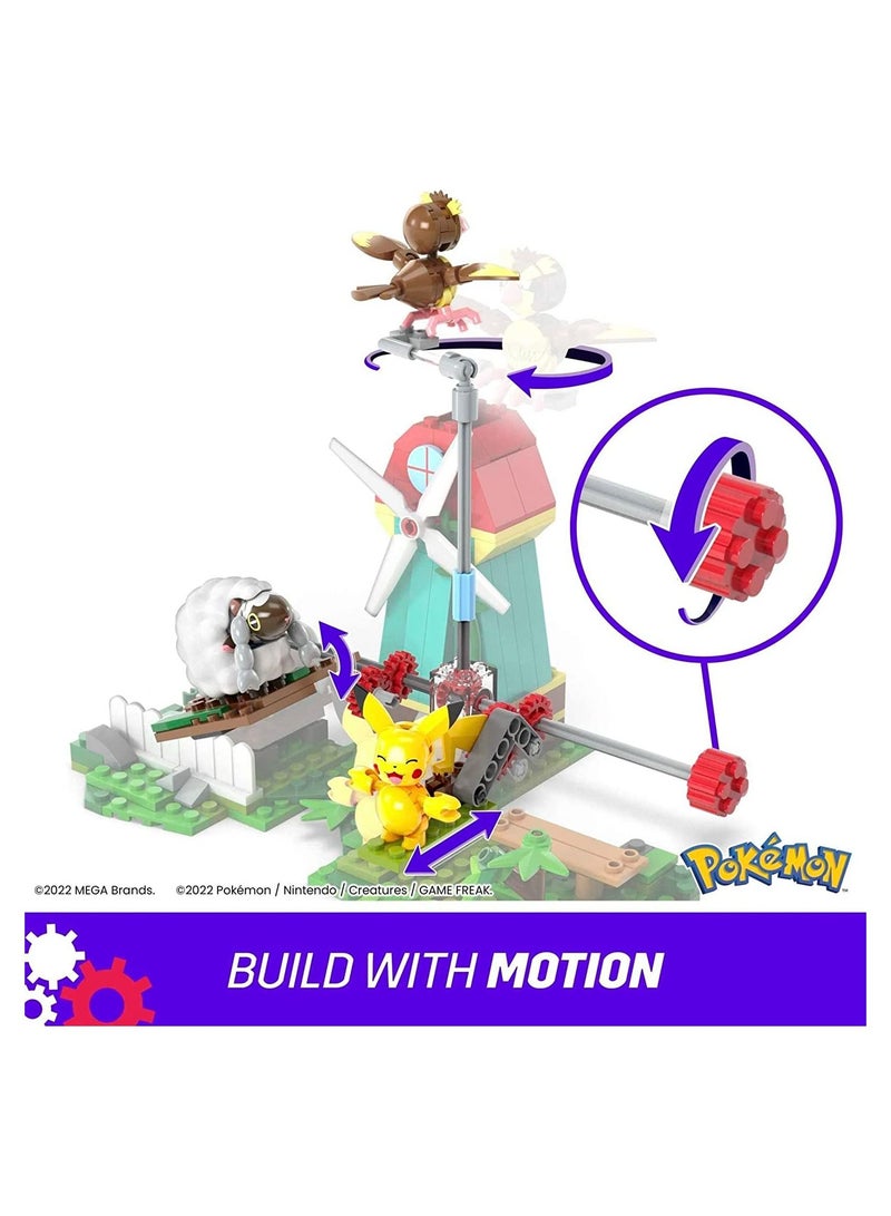 Mega Pokemon Countryside Windmill Building Set