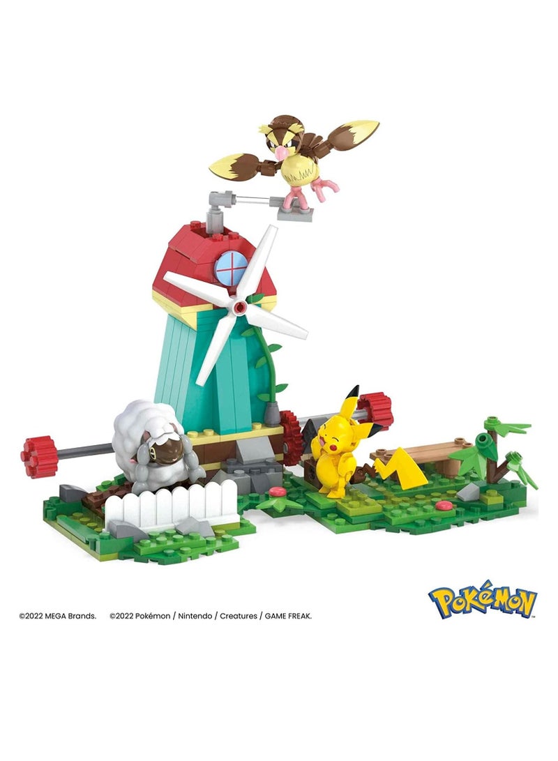 Mega Pokemon Countryside Windmill Building Set