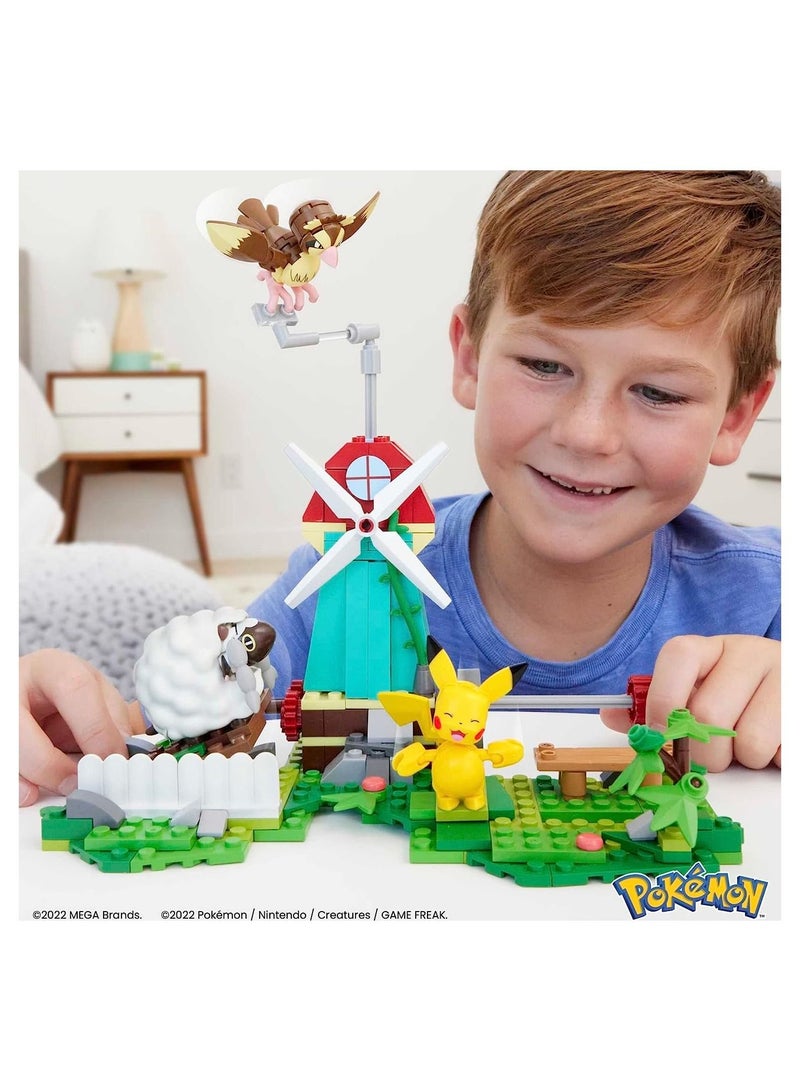 Mega Pokemon Countryside Windmill Building Set