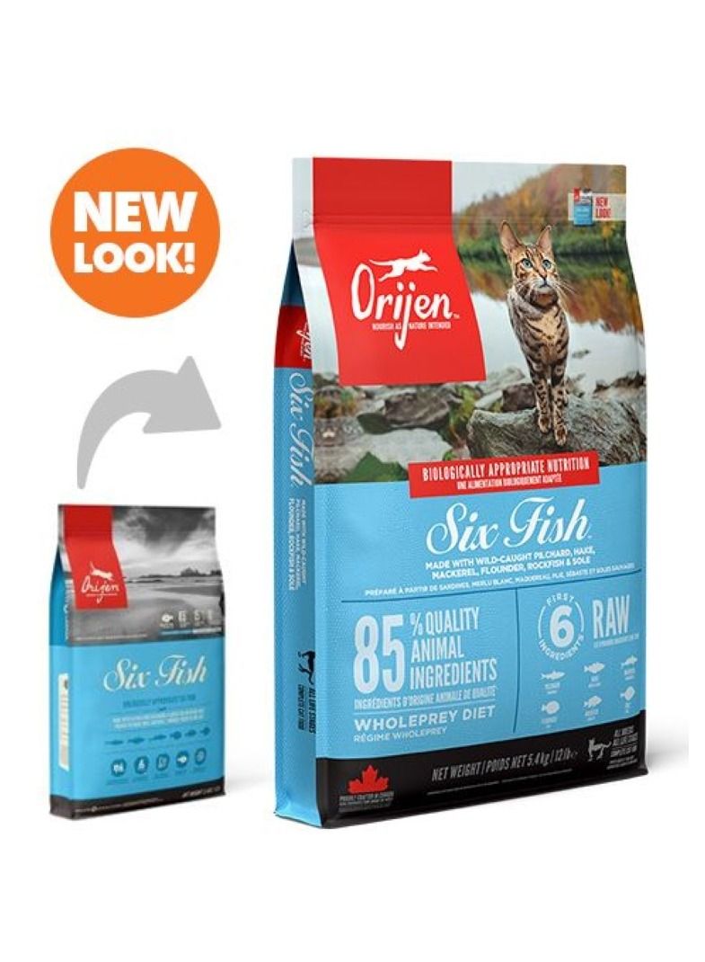 Six Fish Cat Dry Food 5.4kg