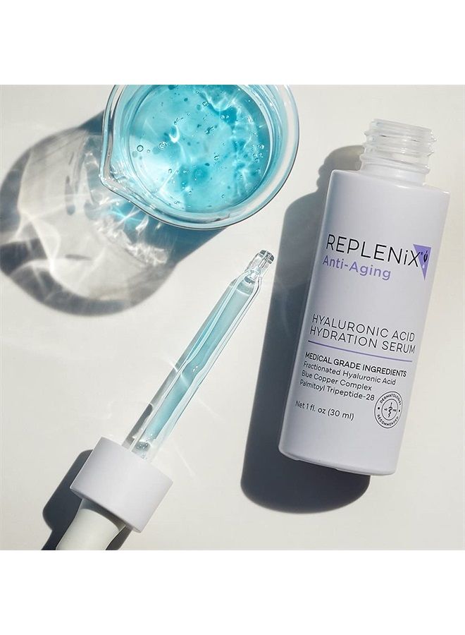 Pure Hydration Hyaluronic Acid Serum - Medical Grade Anti-Aging Treatment, Reduces Appearance of Wrinkles, Uneven Skin Tone, Firming, 1 oz.