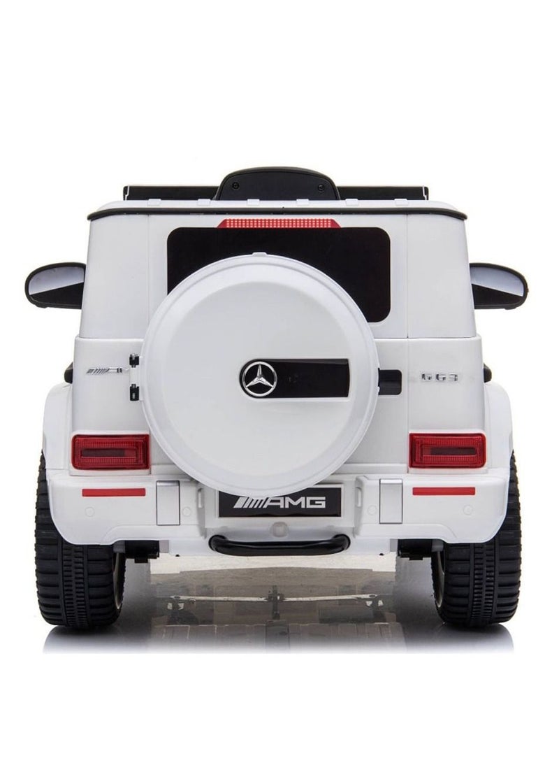 Mercedes-Benz - Electric G63 Kids Ride on Car Jeep 12V - White