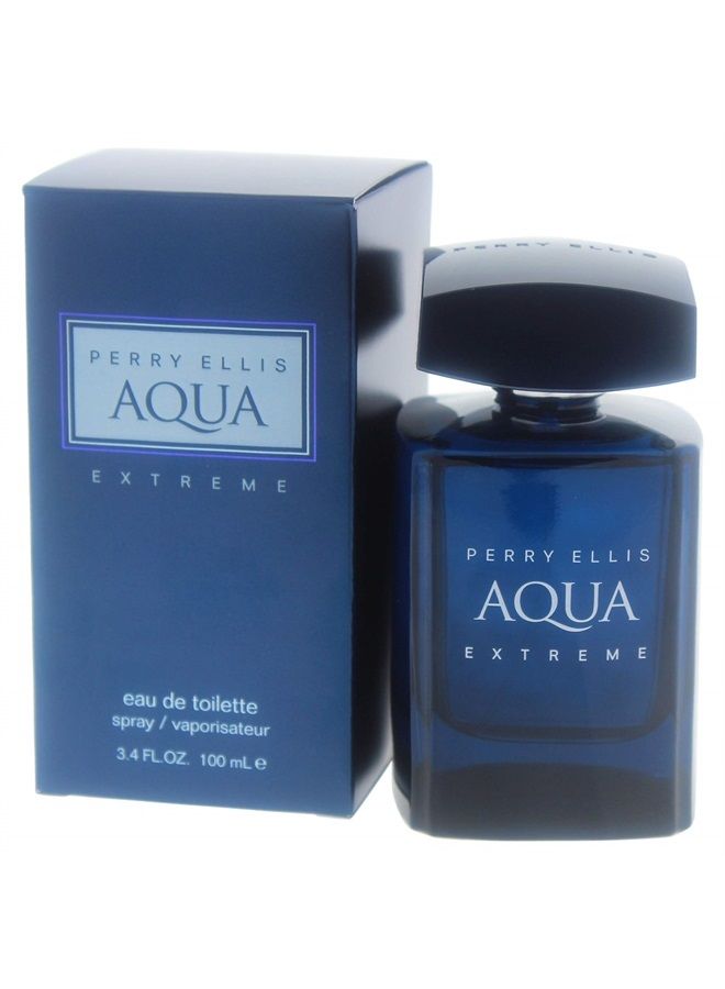 Aqua Extreme Eau De Toilette Spray, 3.4 Ounce