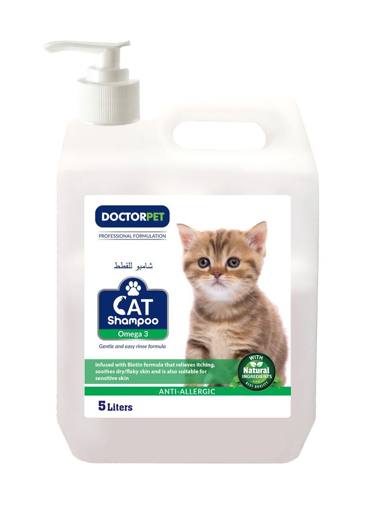 Cat Shampoo Omega 3 5L