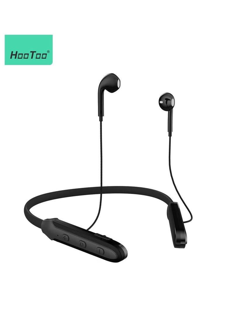 Wireless Neckband Bluetooth Headphones Black
