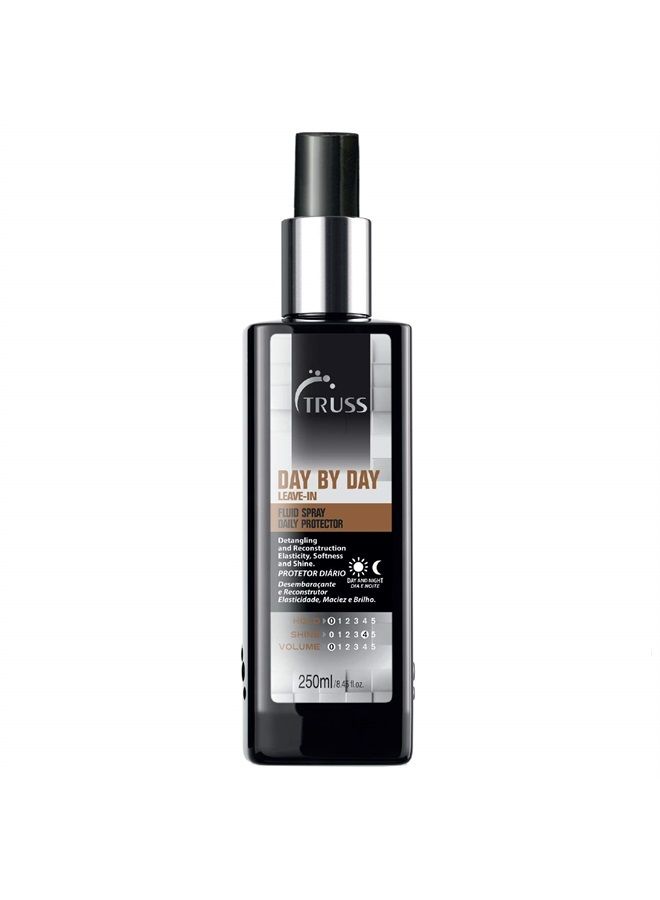 Day By Day - Leave-in Daily Protector And Detangler Spray For Hair - Highly Moisturizing With Thermal Heat Protectant For Blow Outs, Detangling, Reconstruction, Softness, and Shine