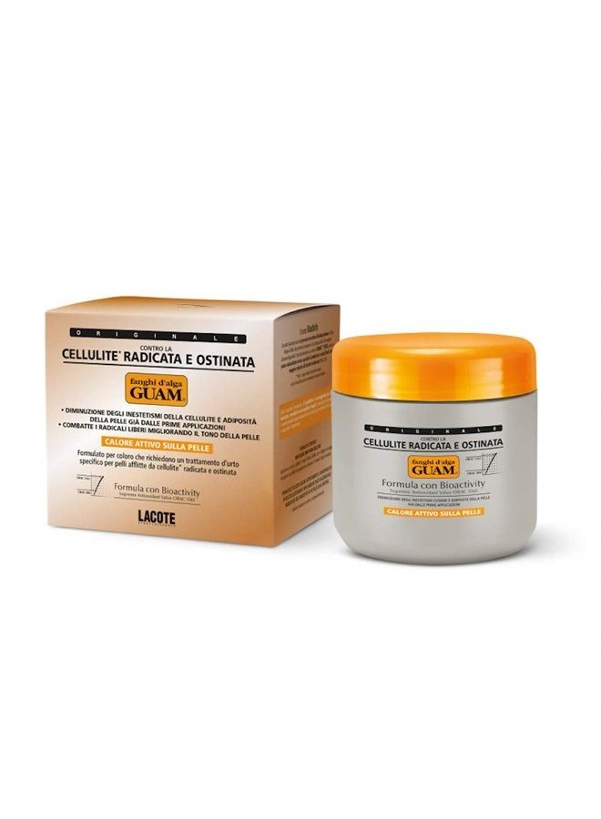 Anti cellulite Body Wrap for Thighs, Legs | MAX STRENGTH Hot Mud for Stubborn Cellulite | Marine Clay Body Mask with Caffeine, Seaweed and Essential Oils | Reduce Cellulite on Legs, Firm & Tone S