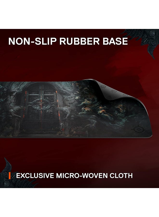 SteelSeries QcK Gaming Surface – Diablo IV Edition – XXL Thick Cloth – Sized to Cover Desks – Optimized for Gaming Sensors