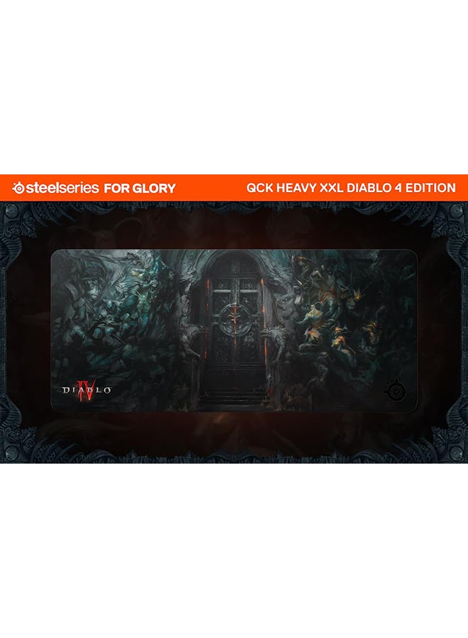 SteelSeries QcK Gaming Surface – Diablo IV Edition – XXL Thick Cloth – Sized to Cover Desks – Optimized for Gaming Sensors