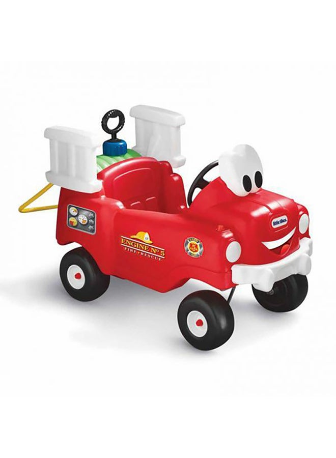 Fire Truck 616129 Spray And Rescue Ride On Toy 81x45x40cm