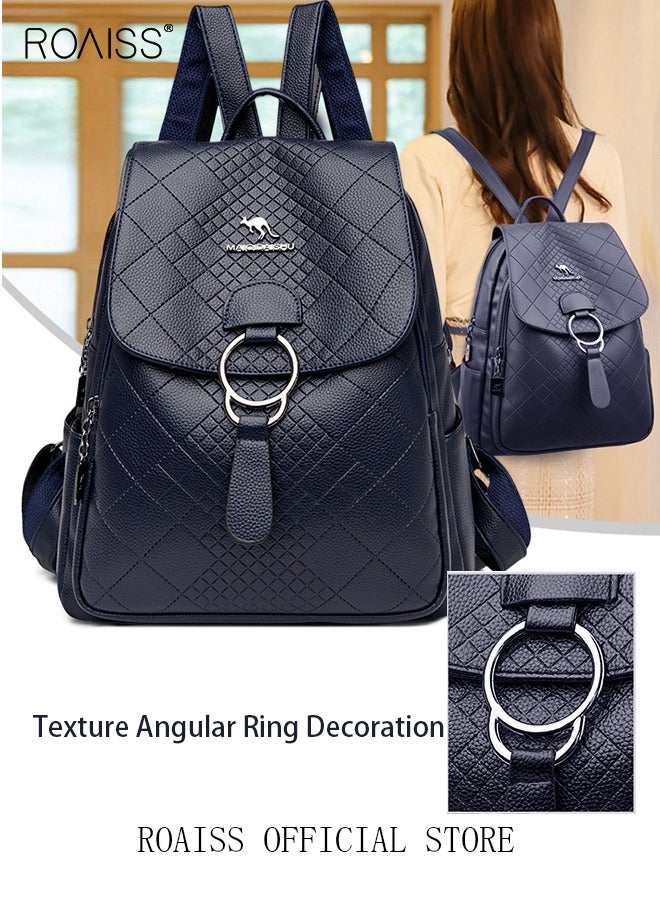Women's Backpack New Simple All-Match Schoolbag Fashion Ladies Leisure Outdoor Travel Bag