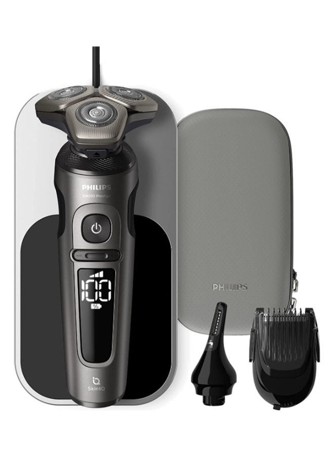 Series 9000 Prestige Wet And Dry Electric Shaver SP9871/22, 2 Years Warranty Carbon Grey