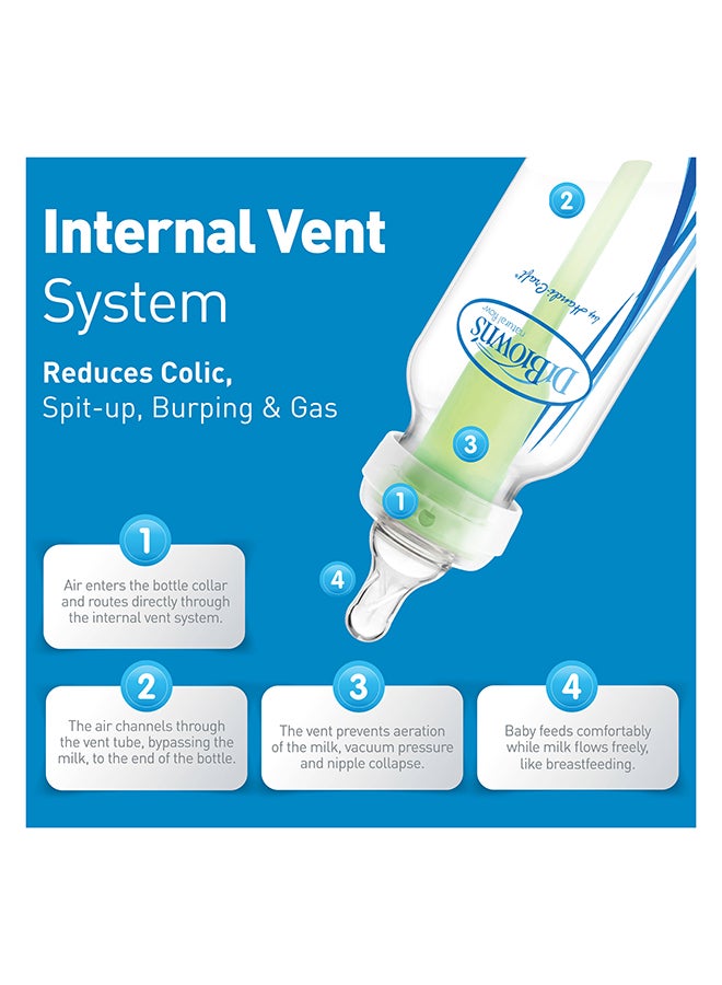 2 Oz/60 Ml Anti-Colic Pp Narrow Options+ Bottle, 2-Pack With Preemie Nipple