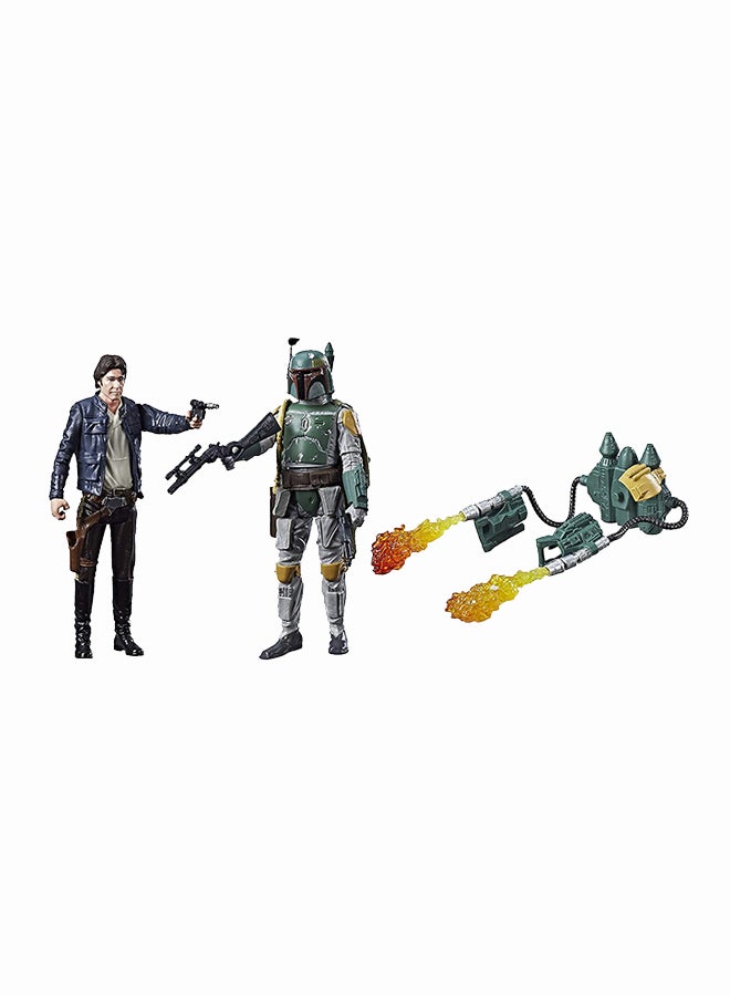 Pack Of 2 Han Solo And Boba Fett Figure