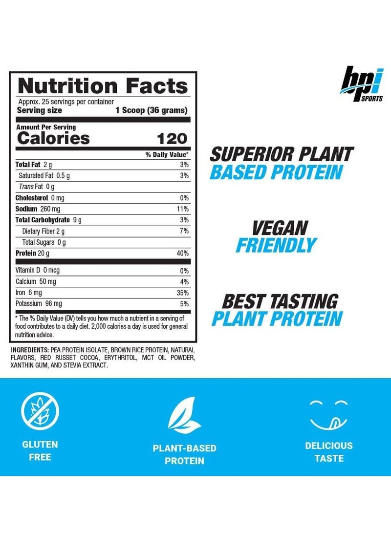 Vegan Protein Chocolate 25 Servings 898g