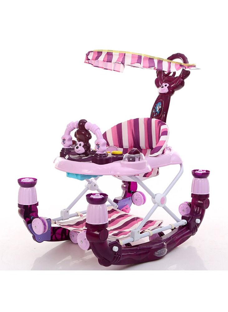 MULTIFUNCTIONAL Baby WALKER WITH DETACHABLE ROOF AND DETACHABLE HANDLE