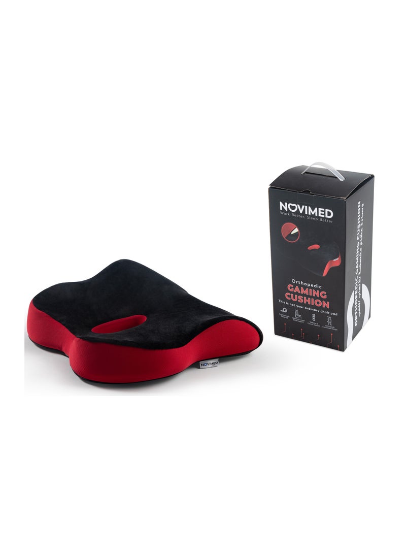 Orthopedic Gaming Cusion Red - For Superior Support and Comfort for Gamers