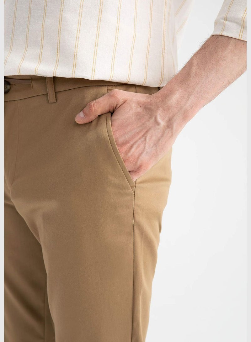 Jogger Fit Tie Waist Chinos