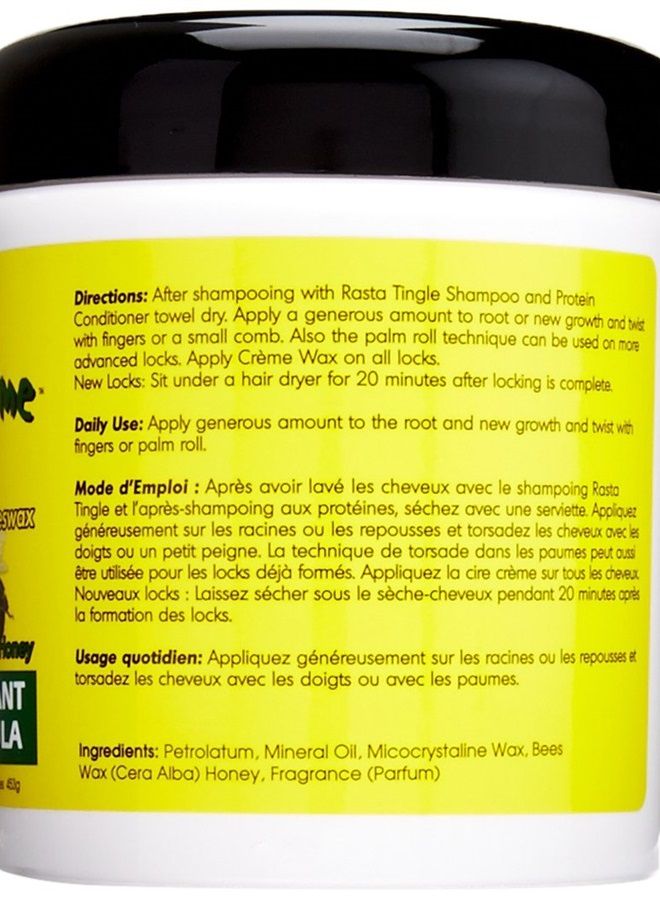 , Locking Firm Hair Wax Extra Hold With Real Beeswax & Honey, 16 Oz