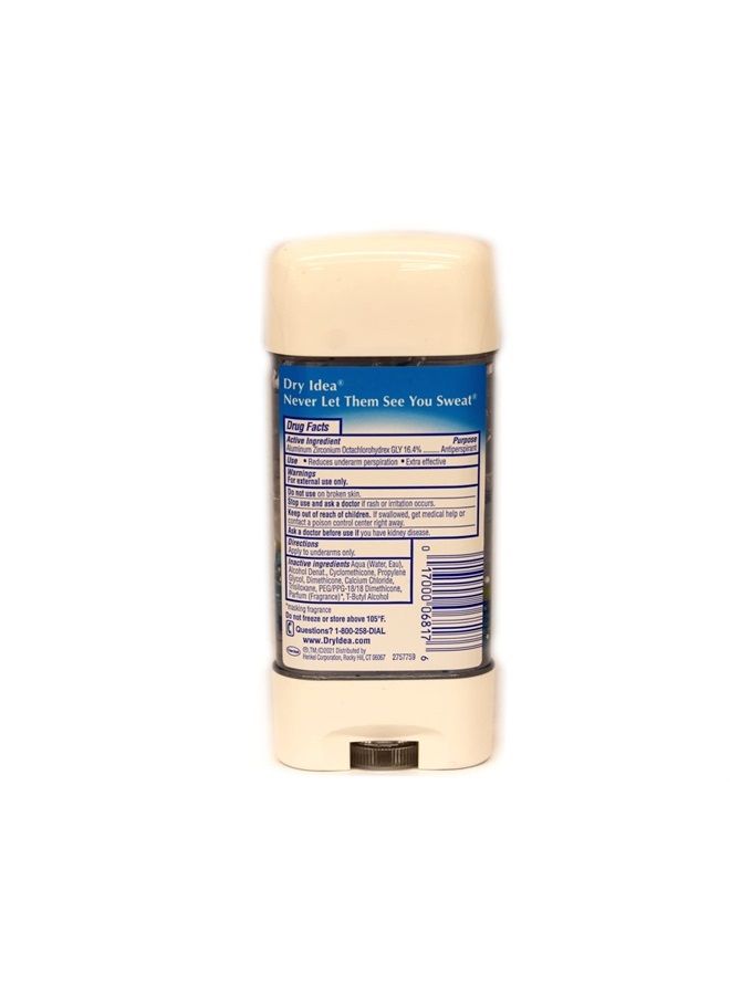 Advanced Dry Unscented Antiperspirant & Deodorant Clear Gel 3 oz (Pack of 2)