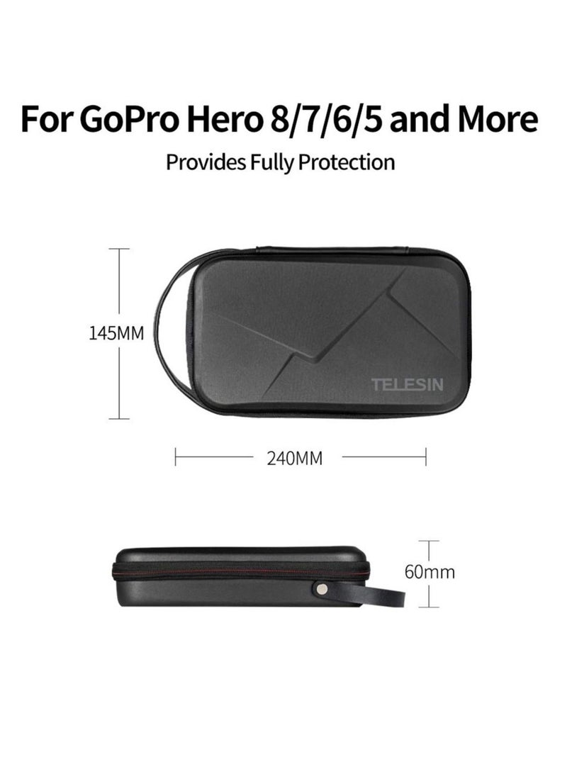 Carry Case for GoPro Max Mini Hero 11 10 9 8 7 6 5 4 3, DJI Osmo Pocket Action, Insta360 One X, More Small Digital Camera