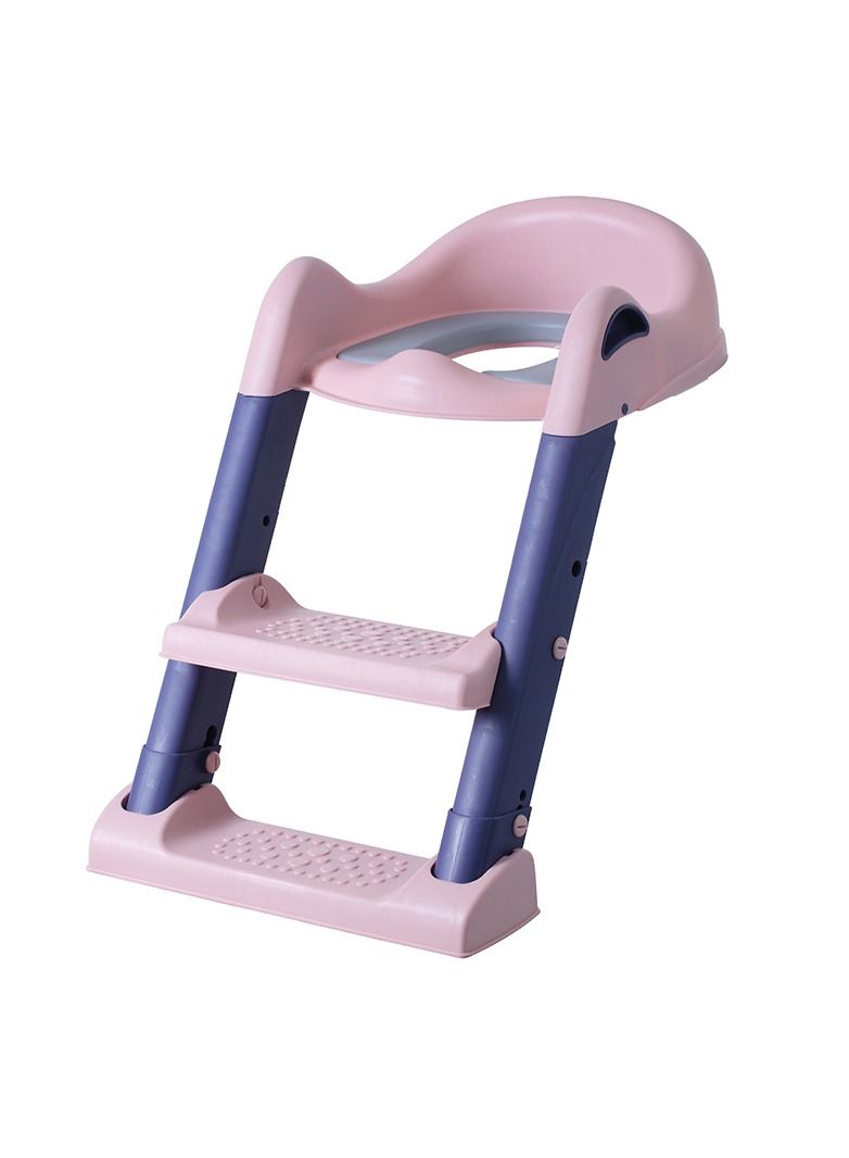 Step Stool Foldable Potty Trainer Seat - Pink