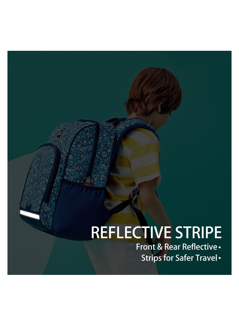 School Bag - Retro Blue