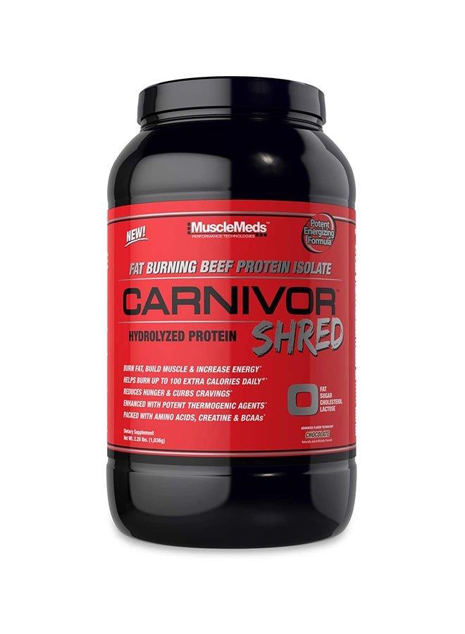 Carnivor Shred Hydrolized Protein - Chocolate Flavor - 2.19 Lbs