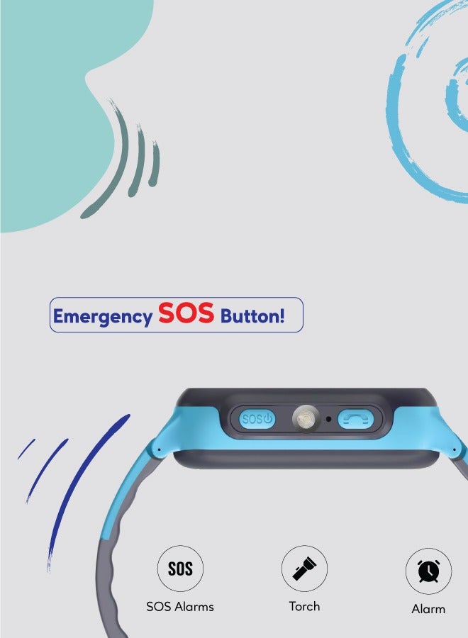Smart Watch for Kids with Location /Smartwatch with sim card slot and HD touch screen and voice chat and contact call and flashlight/ Boys Smartwatch