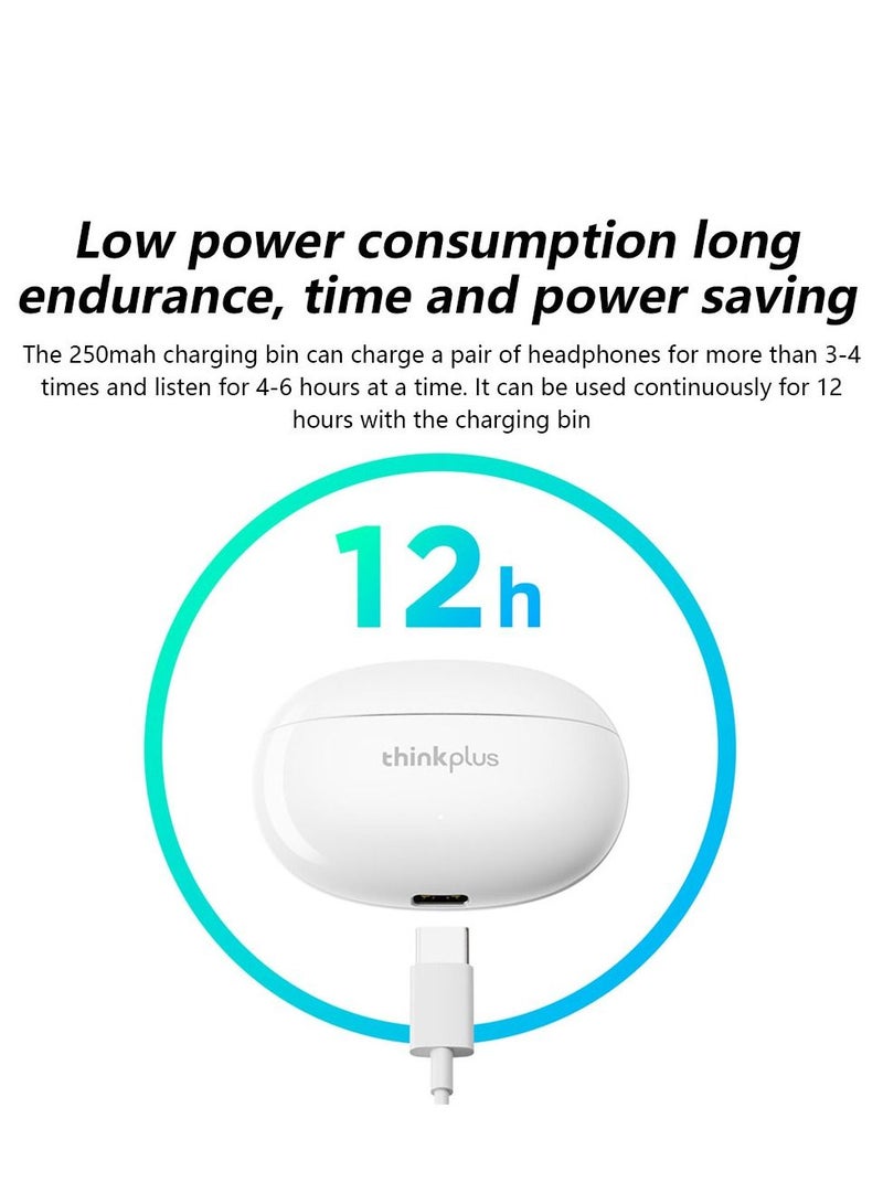 XT88 Wireless Bluetooth 5.3 Lenovo Earbuds HD Call Noise Reduction Touch Control Headphones