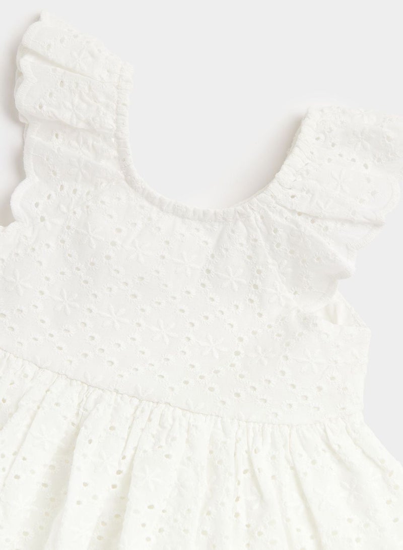 Kids Broderie Dress