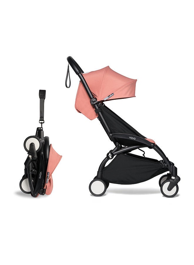 YOYO² Complete Stroller Set - YOYO² Black Frame With YOYO² 6+ Color Pack - Ginger