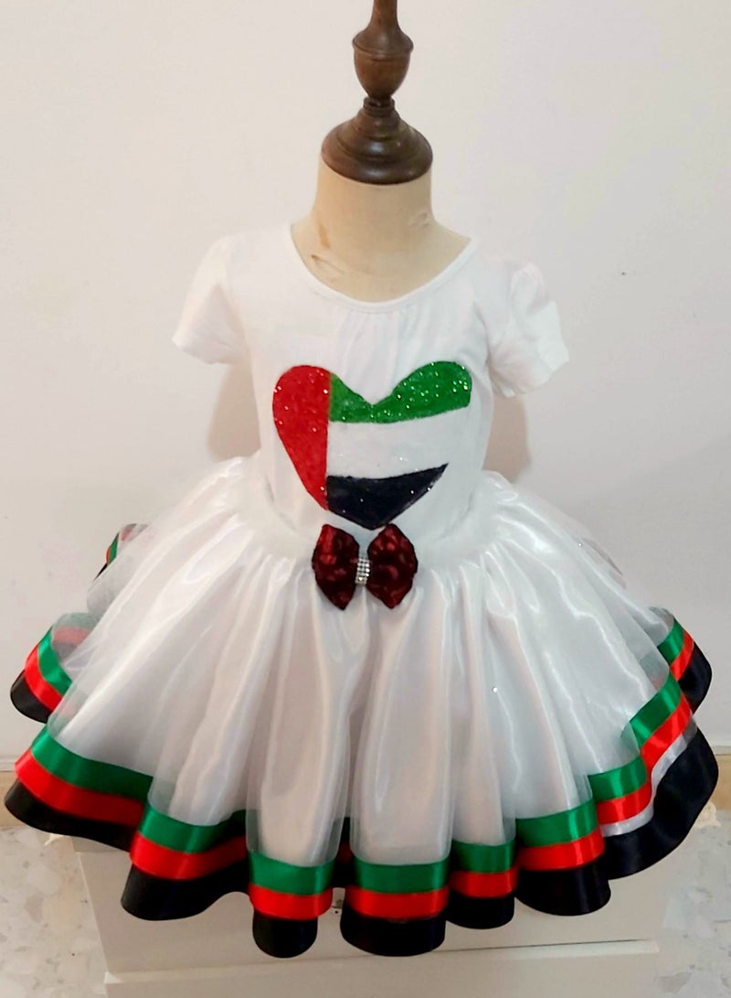 UAE National Day Costume T-Shirt And Tutu Skirt With Headband