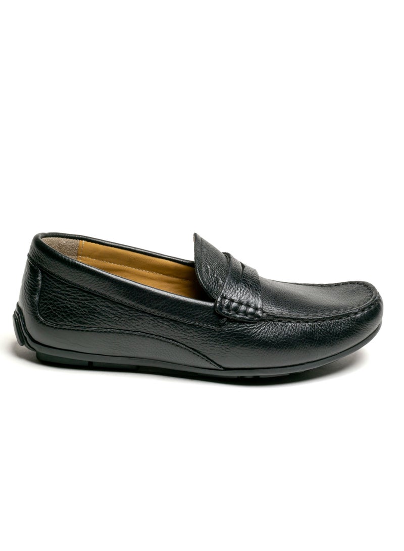 Florsheim Drivers Black Slip On