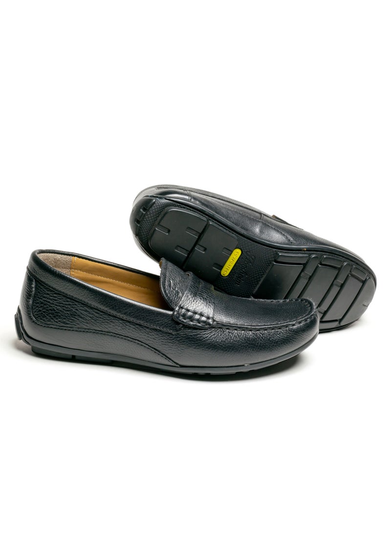 Florsheim Drivers Black Slip On