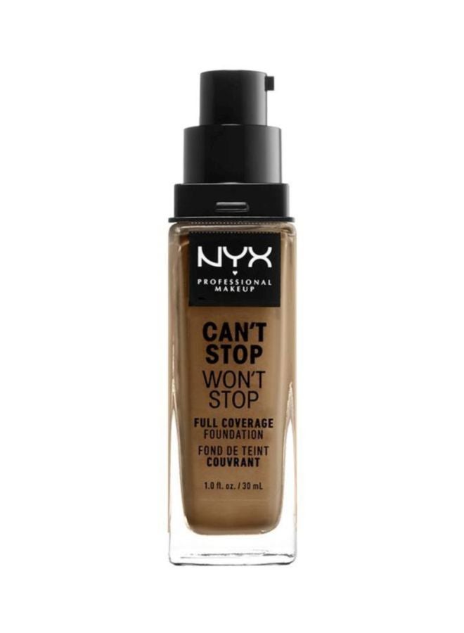 Can't Stop Won't Stop Full Coverage Foundation Nutmeg