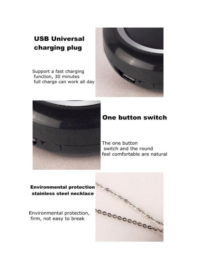 Necklace Air Purifier Anion Filter 5.6 x 6 x 2cm