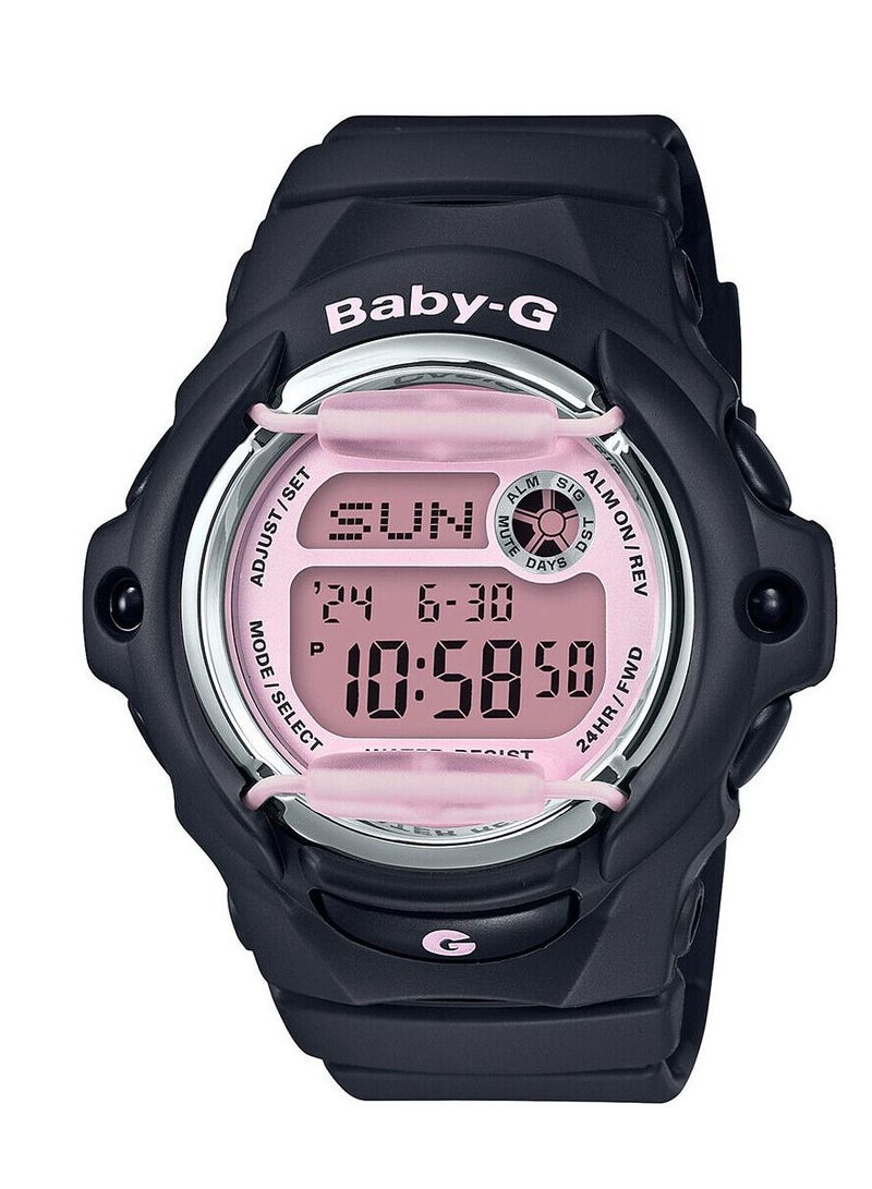 Casio Baby-G Digital Black Resin Strap Women Watch BG-169U-1C