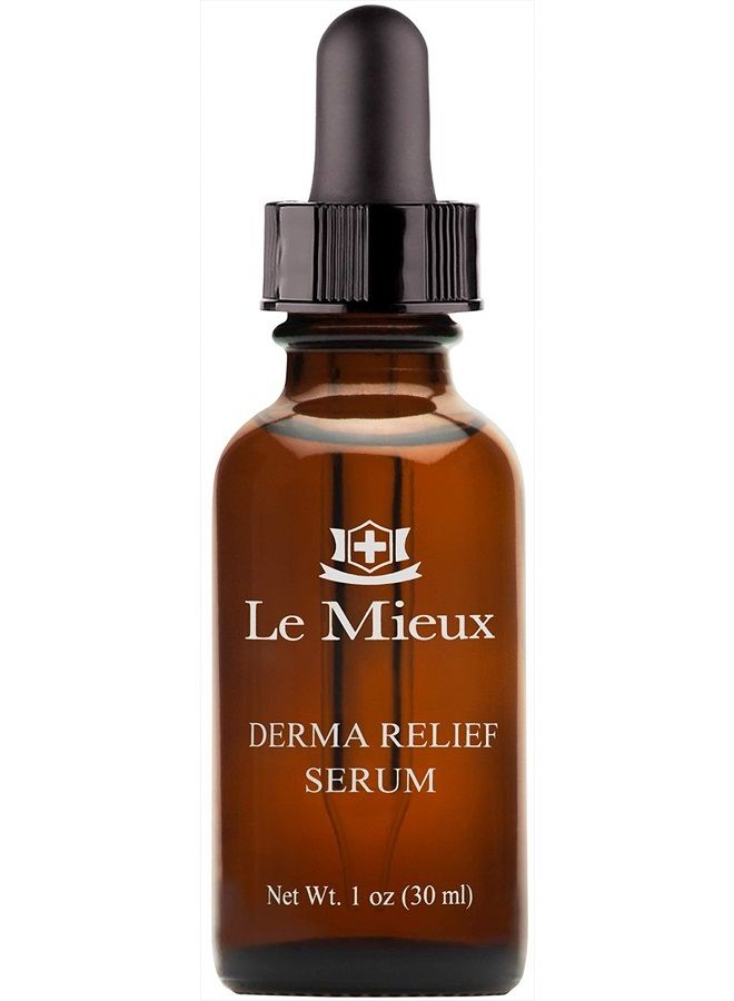 Derma Relief Serum - Hydrating Oil Serum for Face with Ceramides, Squalane & Kukui, Moisturizing Facial Oils for Dry or Sensitive Skin, No Parabens or Sulfates (1 oz / 30 ml)