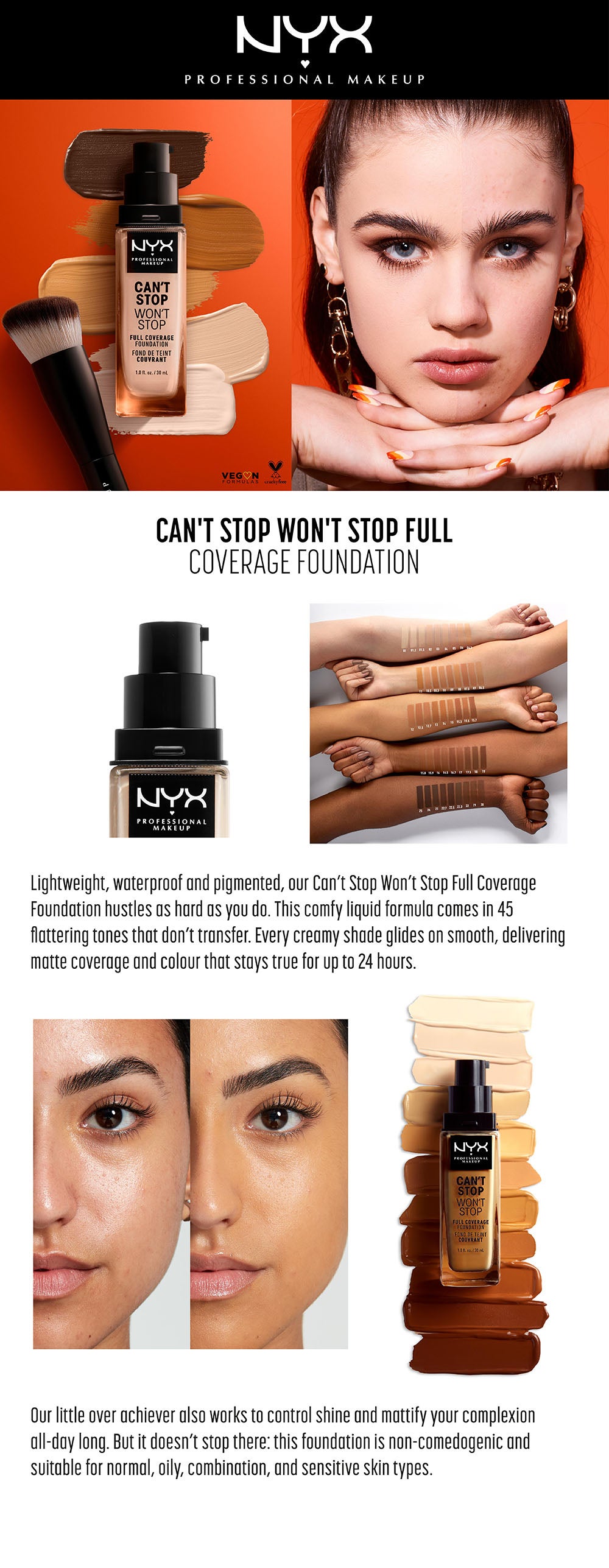 Can't Stop Won't Stop Full Coverage Foundation Classic Tan Classic Tan