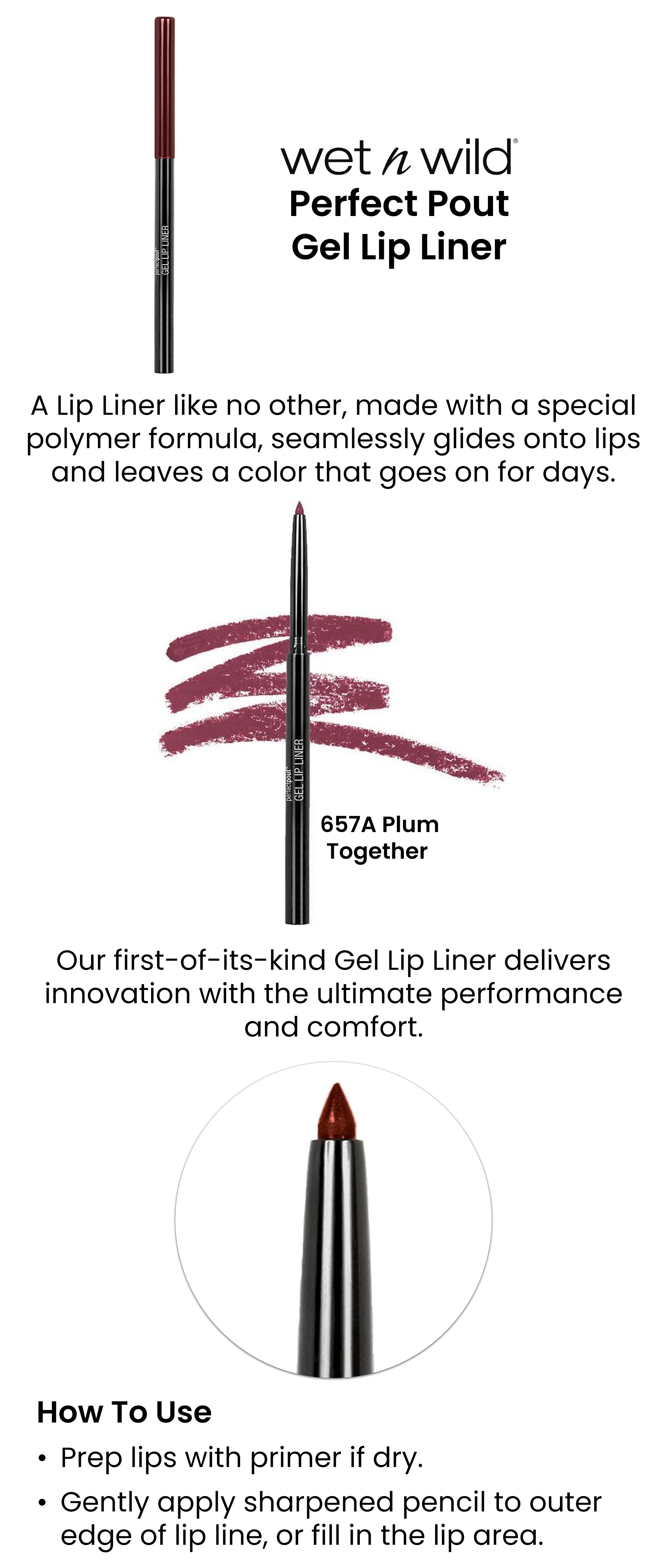 Perfect Pout Gel Lip Liner 657A Plum Together