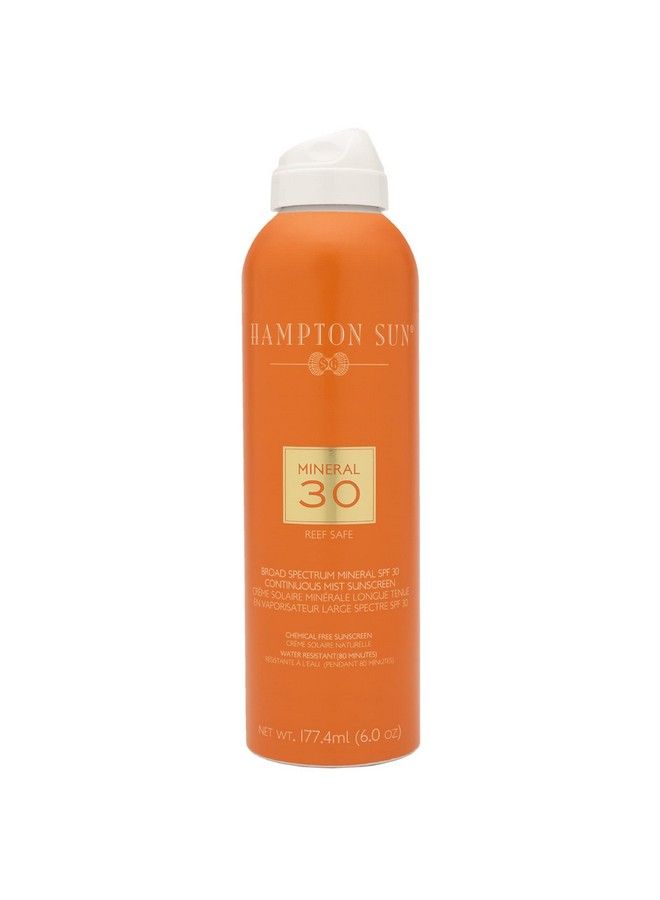 Spf 30 Mineral Mist 6 Oz. Sheer Chemical Free Broad Spectrum Physical Sunscreen Spray Nourishing Antioxidant Blend With Vitamin E Argan Oil + Banana Extracts