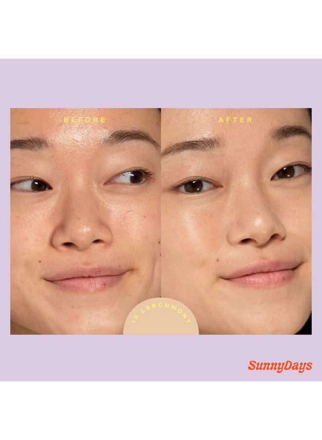 Sunnydays Spf 30 Tinted Sunscreen 10 Larchmont | 2In1 Foundation With Mineral Sunscreen Broad Spectrum Uva/Uvb Protection | Lightmedium Buildable Coverage Natural Finish | 1 Fl Oz