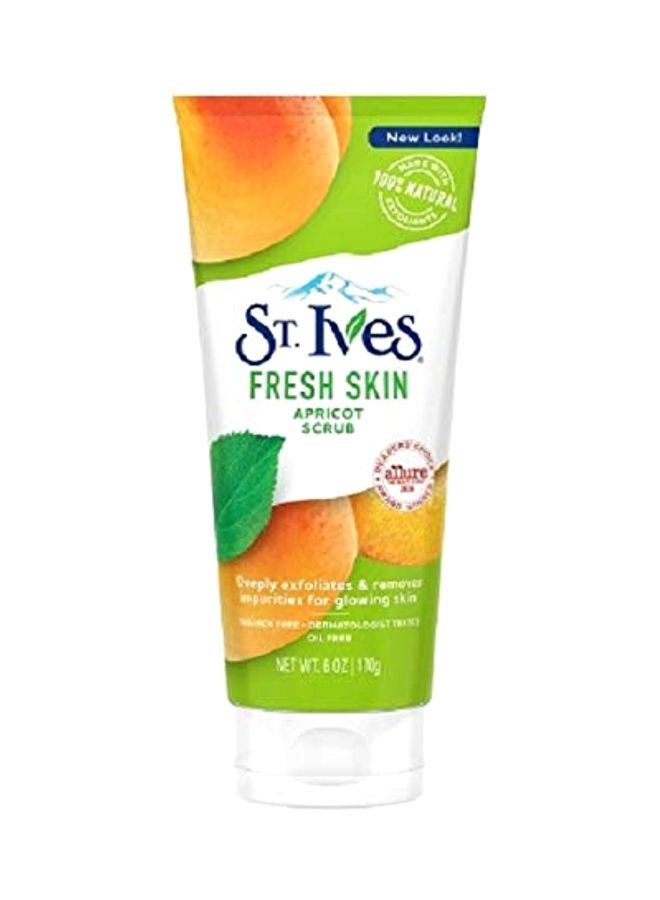 Pack Of 6 Fresh Skin Apricot Scrub 170grams