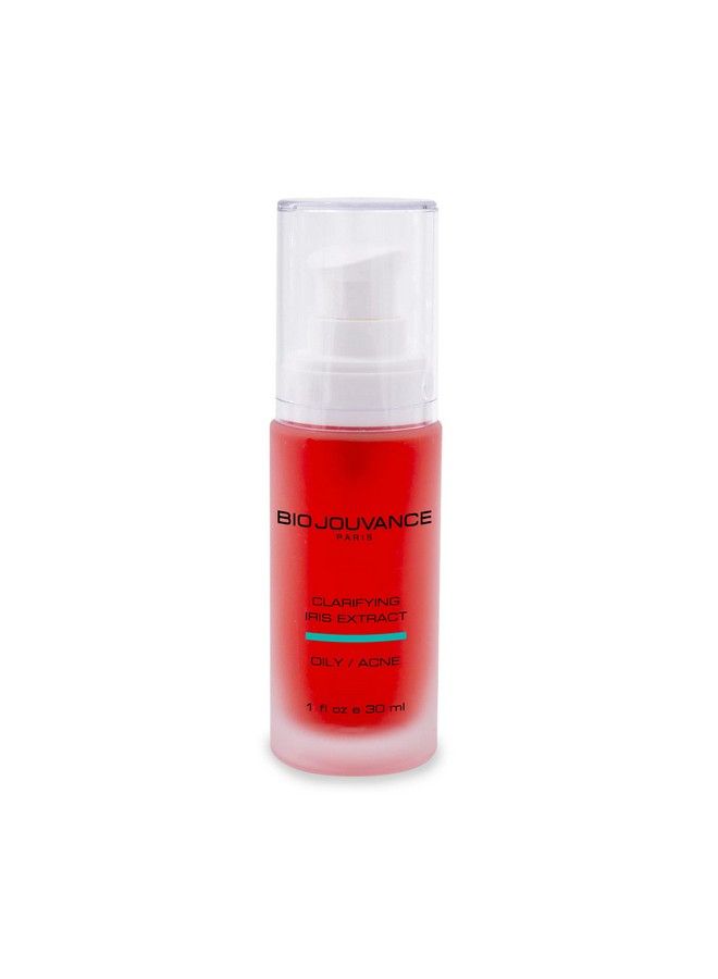 Clarifying Iris Extract Serum 1Oz / 30Ml For Normal/Oily/Acneprone Skin | Waterbased Serum | Daily Facial Skin Care Treatment Regimen | Made In France