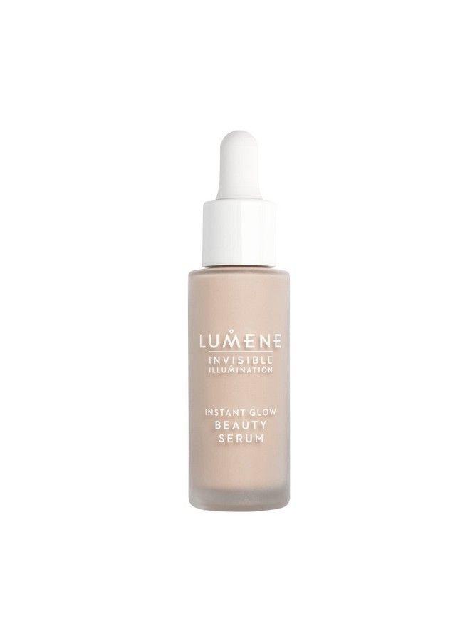 Invisible Illumination Instant Glow Beauty Serum Natural Finish Skin Brightening Face Serum Hydrating Foundation Tinted Serum With Pearlescent Pigments For Glowing Skin Light (30Ml)