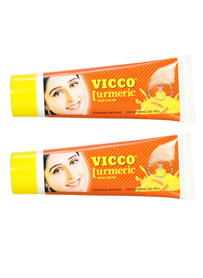 2-Piece Turmeric Skin Cream With Sandalwood Oil 70grams