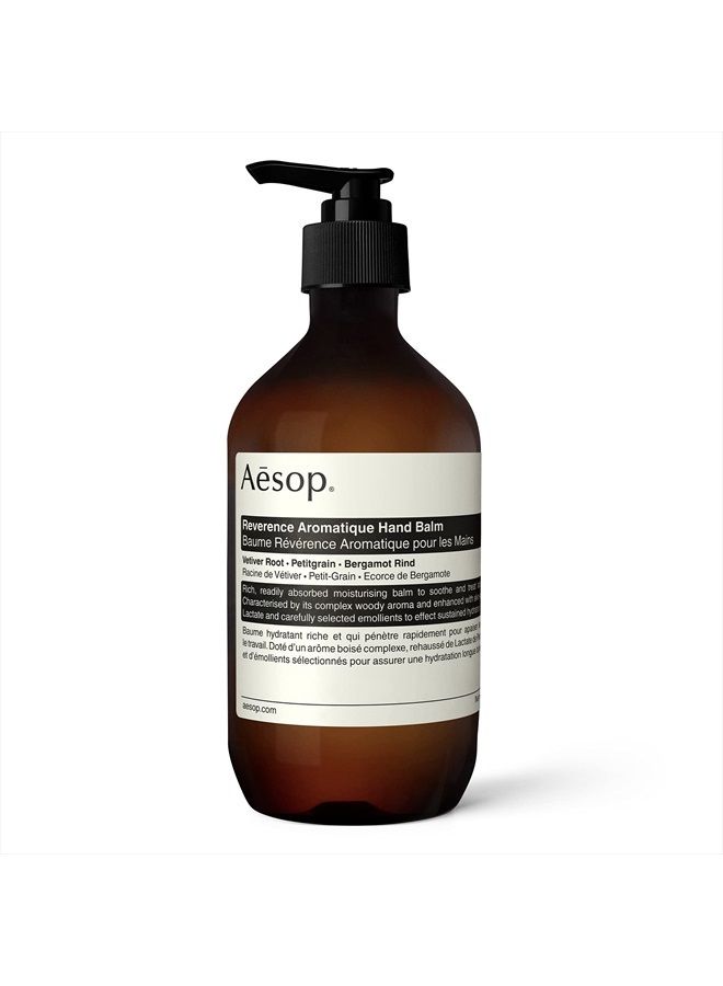 Reverence Aromatique Hand Balm | 17.2 oz | Paraben, Cruelty-free & Vegan