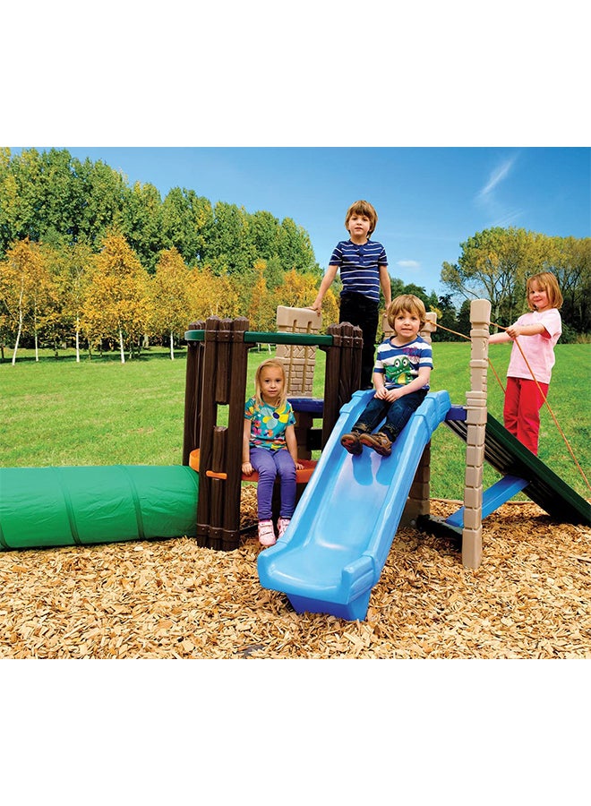 Seek and Explore Adventure Multi-level Climber Outdoor Play Set for Kids 343x123x180cm